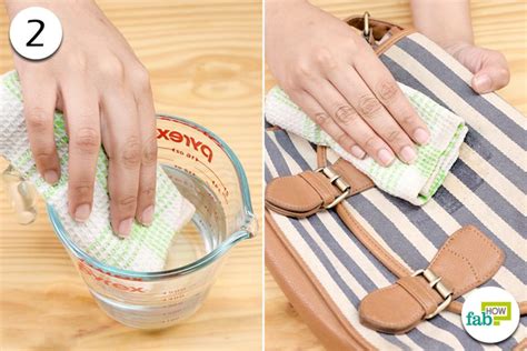 how to clean canvas purse.